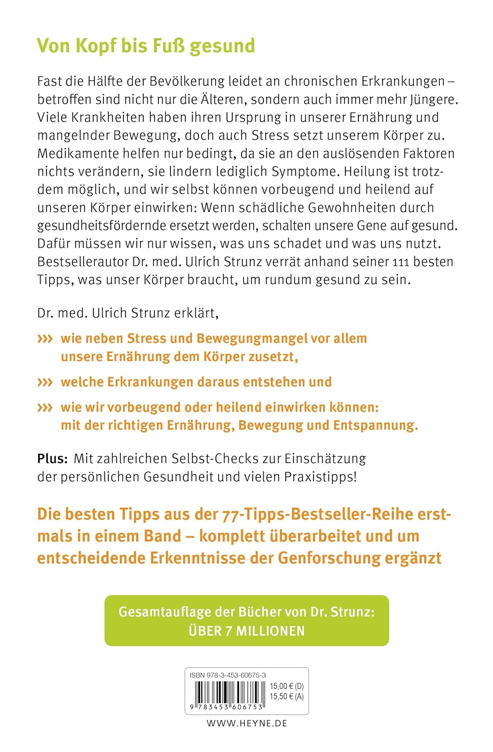 111 Tipps für einen gesunden Körper 111 Tipps für einen gesunden Körper