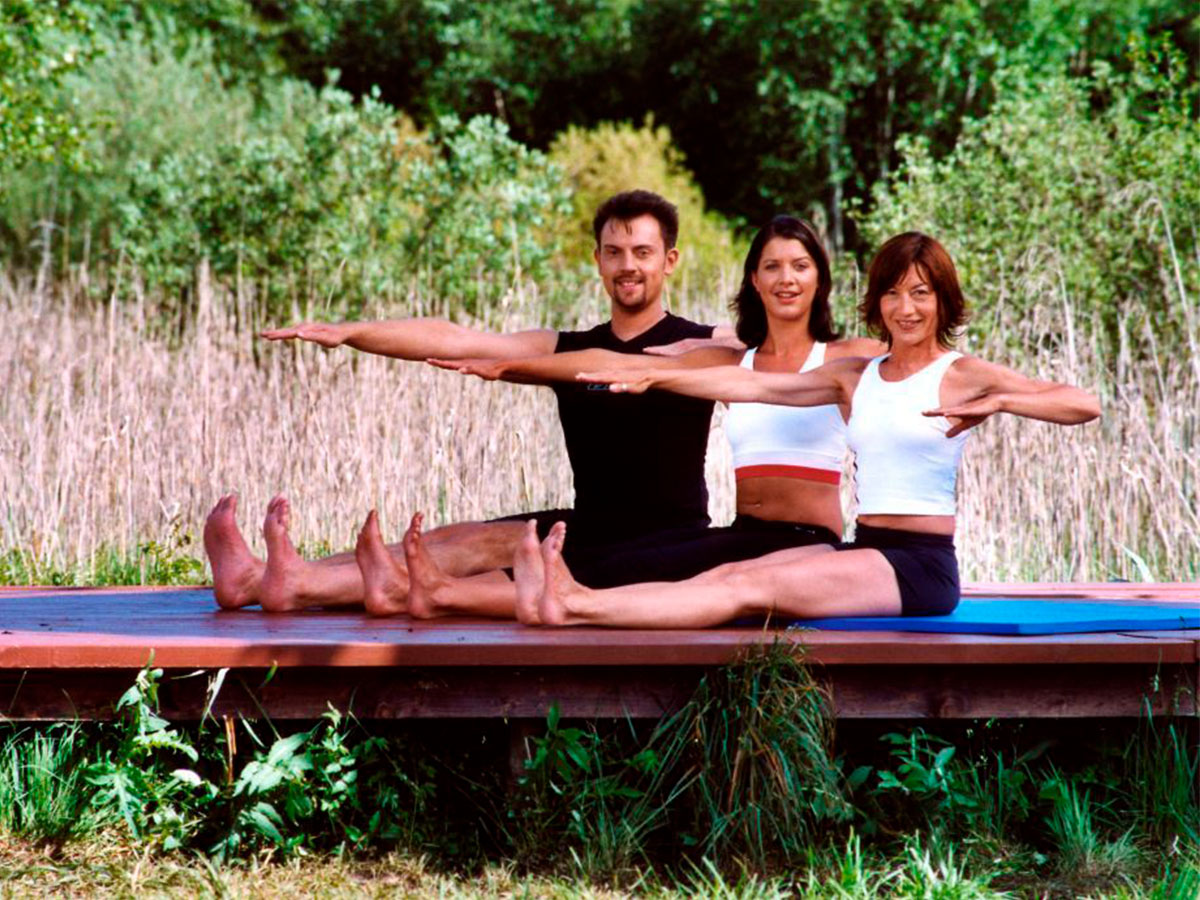 Drinnen fit bleiben mit Pilates: 